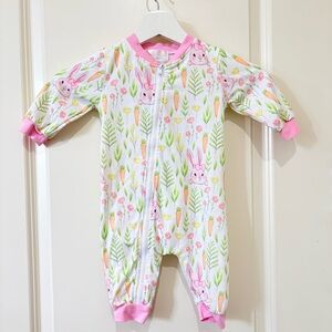 Cecil and Lou Easter Theme Front Zip Cotton One Piece 3 M Great Condition